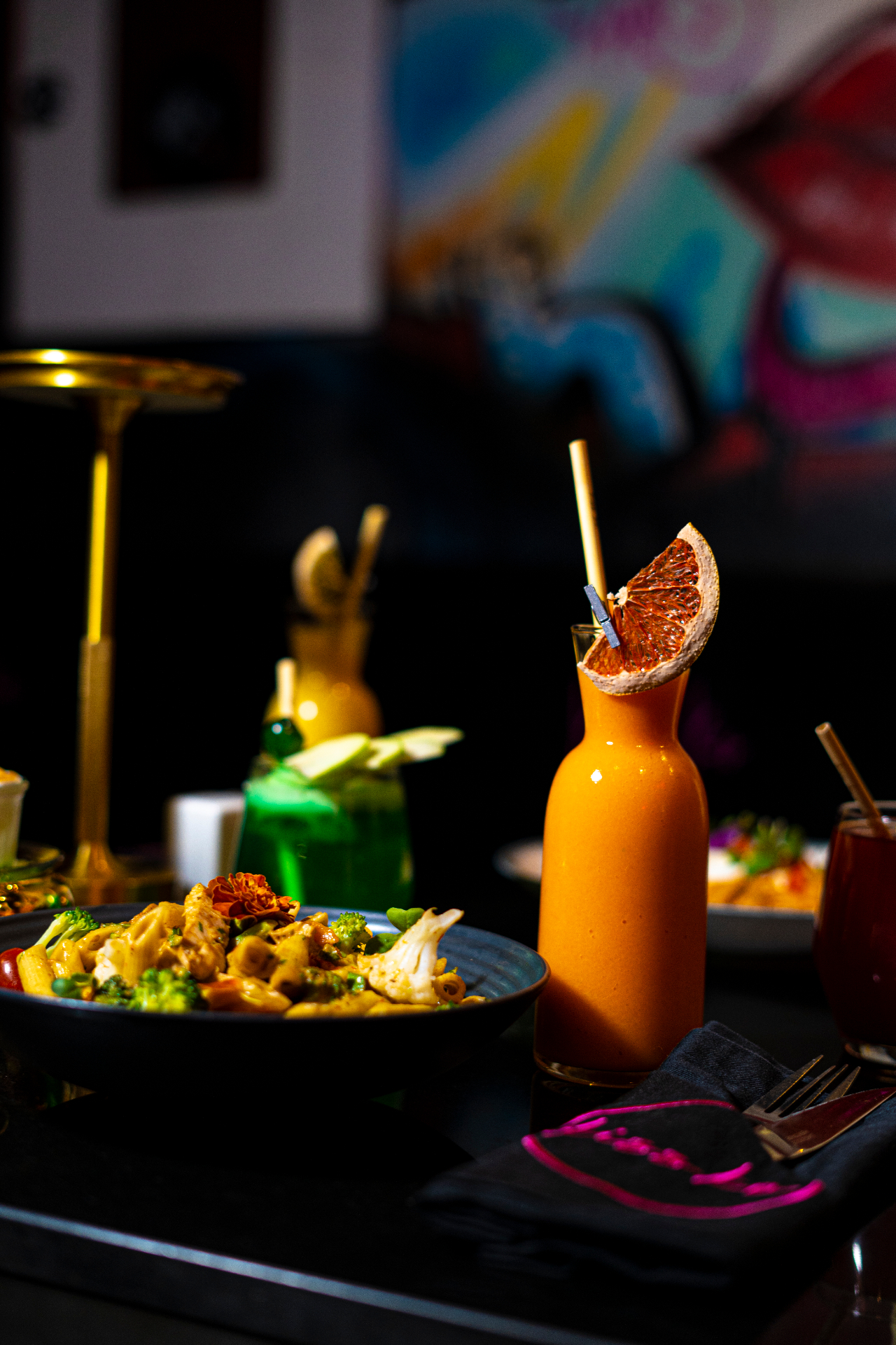 Portfolio Food & Beverage Yaqinecom Marrakech — Diva Lounge — Pasta & Mocktails